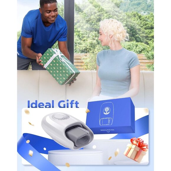 EaseZen Hand Massager Heat Compression Arthritis Carpal Tunnel Circulation - Picture 8 of 11